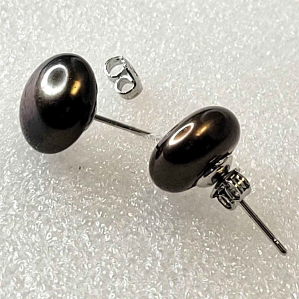 Genuine Pearl Earrings - Picture 6 of 11